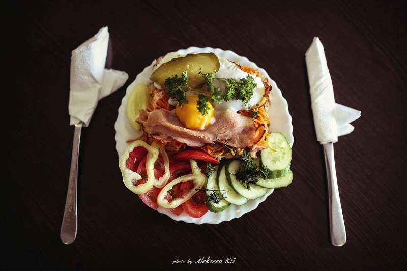 Питание в частной гостинице Черноморского Крым